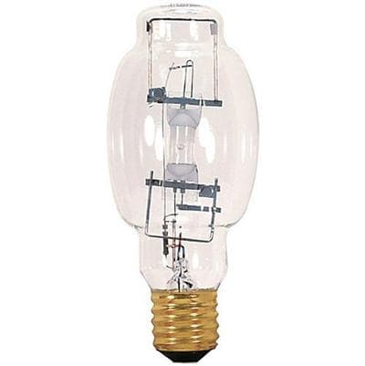 Satco 175 Watt - Metal Halide HID - Mogul Base - BT28 - Clear - 65 CRI - 4000K by Satco