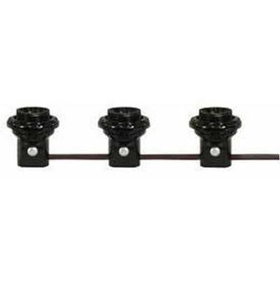 3 Light Harness Candelabra Threaded Sockets by Satco