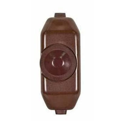 Satco Brown 200 W Lamp Cord Rotary