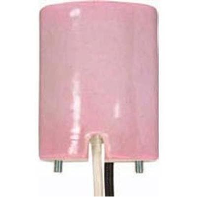 Satco 4 Kv Keyless Pink Porcelain Ex39