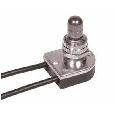 Satco Chrome Rotary Switch - Nickel Plated