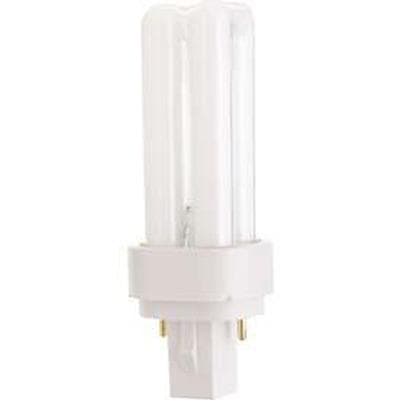 Satco 9 Watt - Pin-based Compact Fluorescent - 2700K - 82 CRI - G23-2 Base - White
