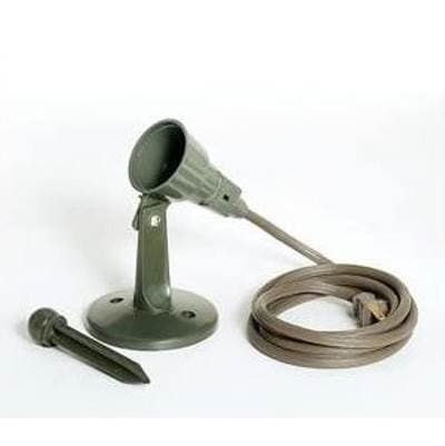 Satco Dual Mt in Ground Flood Lt Hdr - Green by Satco