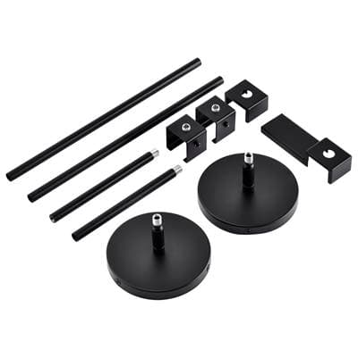 Satco Adjustable Track Pendant Kit - Black Finish - H-style
