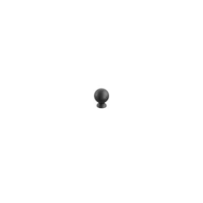 Schaub and Company Avenue, Cabinet Knob, Round, 1'' - Matte Black