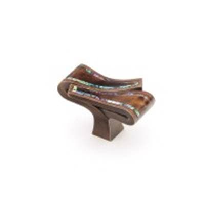 Schaub and Company Avalon Bay,knob,folded Rectangle,penshell and Imperial Shell Inlaid On Solid...