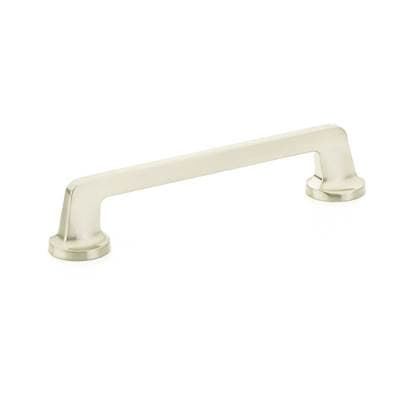 Schaub and Company Pull, Round Bases, Brushed Nickel, 6'' Cc by Schaub And Company