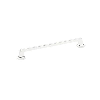 Schaub and Company Pull, Round Bases, Polished Chrome, 10'' Cc