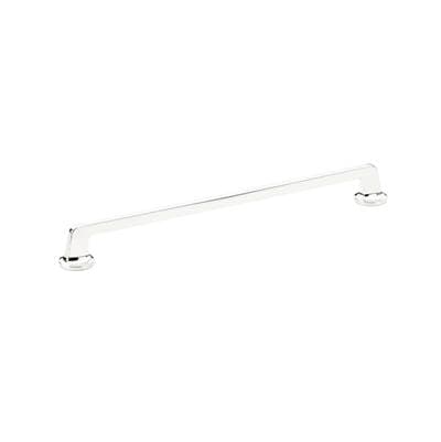 Schaub and Company Pull, Round Bases, Polished Chrome, 12'' Cc