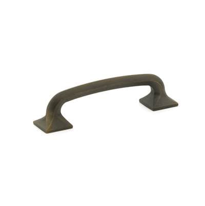Schaub and Company Pull, Square Bases, Ancient Bronze, 4'' Cc
