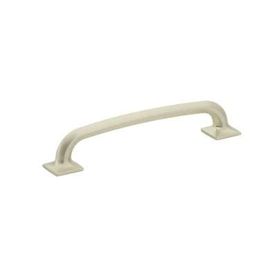 Schaub and Company Pull, Square Bases, Satin Nickel, 6'' Cc