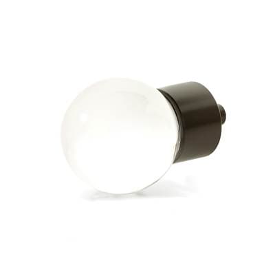 Schaub and Company Globe Glass Knob, Oil Rubbed Bronze, 1-3/8'' Dia