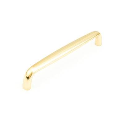 Schaub and Company Appliance Pull, Polished Brass, 10'' Cc