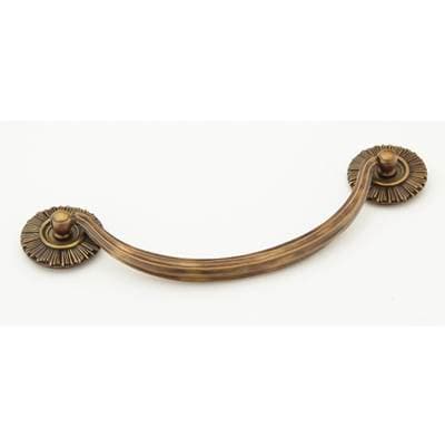 Schaub and Company Bail Pull with Rosettes, Estate Dover, 5-1/2'' Cc