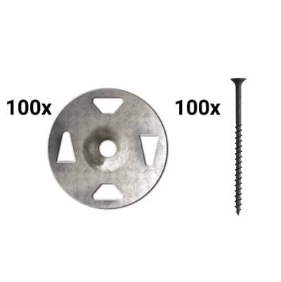 Schluter Kerdi-board 1-5/8'' Screws (100) Plus Washers (100)