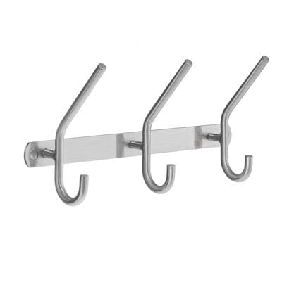 Smedbo Rack 3 Hook Brushed Stainless Steel by Smedbo