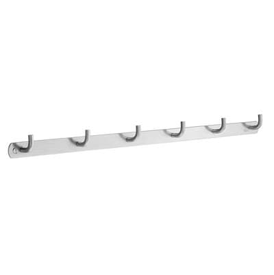 Smedbo Rack 6 Hook Brushed Stainless Steel