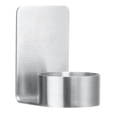 Smedbo Self-adhesive Brushed Stainless Steel Tea Light Candle Holder