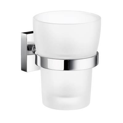 Smedbo House Tumbler Frstd Glass Pc - Polished Chrome by Smedbo