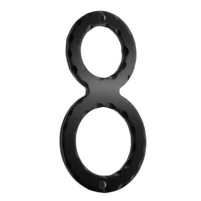 Smedbo Decorative Wrought Iron 6'' House Numeral 8 - Black by Smedbo