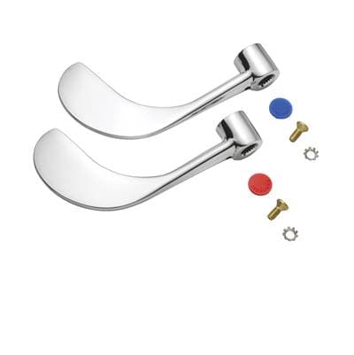 Speakman Commander 4 In. Wrist Blade Handle Set - Polished Chrome