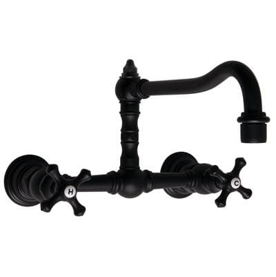 Speakman Proper High Rise Wall Mount Kitchen Faucet - MB - Matte Black