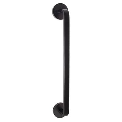 Speakman Vector 14in. Vertical Bar for Glass Shower Door in Matte Black by Speakman