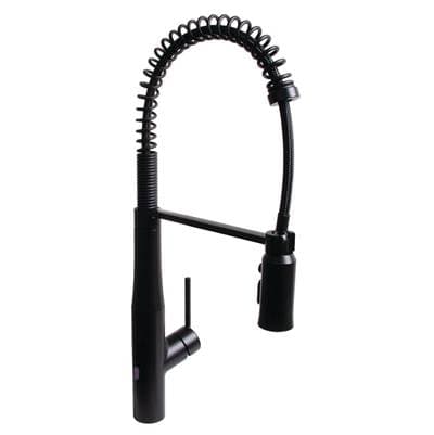 Speakman Neo Sensor Spring Kitchen Faucet - MB - Matte Black