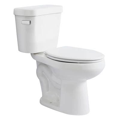 Speakman Glenwynn Elongated Left-Hand Flush Perfect Height Toilet in White by Speakman