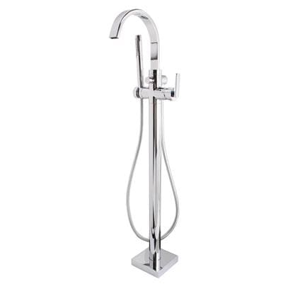 Speakman Free Standing Roman Tub Faucet with Flat Lever Handle PC - Polished Chrome