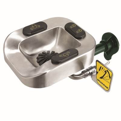 Speakman Optimus Eye And Face Wash Stainless Steel Bowl Wall Mount System