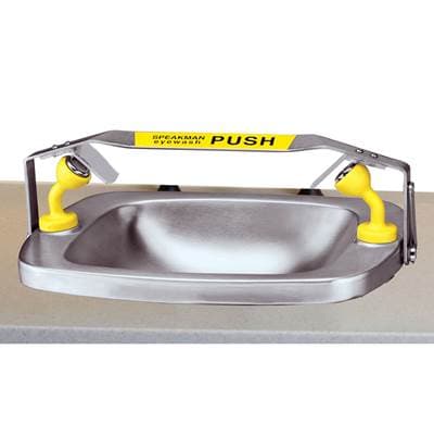 Speakman Select Series Eyewash Stainless Steel Bowl Counter Mount System by Speakman