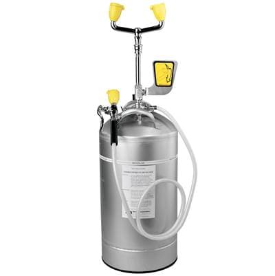 Speakman 10-gallon Portable Eyewash with Drench Hose - Stainless Steel