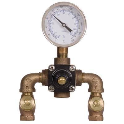 Speakman Eyesaver Thermostatic Mixing Valve Kit - Rough Brass by Speakman