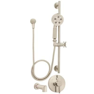 Speakman Neo Diverter Trim, Shower and Tub Package (Valve not included) - Brushed Nickel