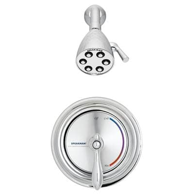 Speakman Sentinel Mark II Pressure Balance Valve with Shower Head - Polished Chrome