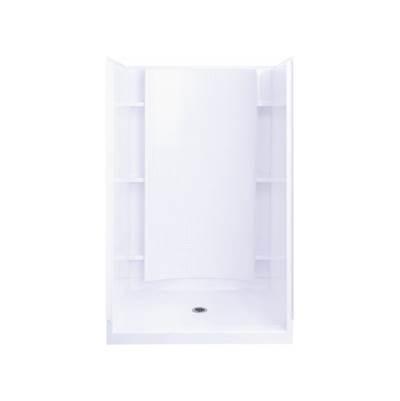Accord 36-1/4'' x 36'' x 75-3/4'' alcove shower stall with Aging in Place backerboards