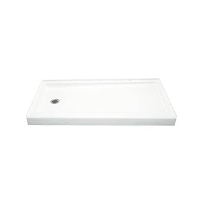 Sterling Plumbing Ensemble(tm), Series 7217, 60'' X 30'' Shower Base, 6-pack - White
