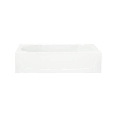 Sterling Plumbing Performae 60-1/4'' X 29'' Bath with Above-floor Drain and Left-hand Drain - White by Sterling Plumbing