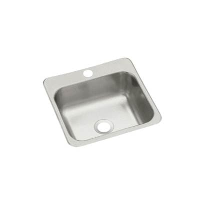 Sterling Plumbing Top-mount Single-basin Bar Sink, 15'' X 15'' X 5-1/2'' by Sterling Plumbing