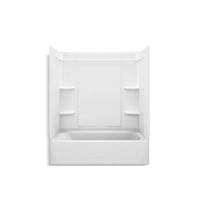 EnsembleE Medley 60-1/4'' x 32'' bath/shower with Aging in Place backerboards