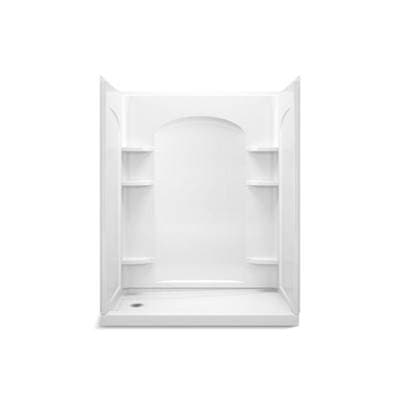 Sterling Plumbing Ensemblee 60'' X 32'' X 75-3/4'' End Drain Shower Stall with Aging in Place... by Sterling Plumbing