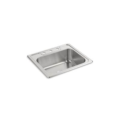 Sterling Plumbing Middleton Top-mount Single-bowl Kitchen Sink, 25'' X 22'' X 8''