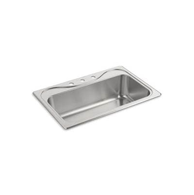 Sterling Plumbing Southhaven Top-mount Single-bowl Kitchen Sink, 33'' X 22'' X 9-1/4'' - Not... by Sterling Plumbing