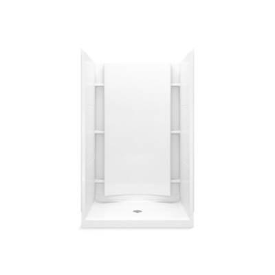 Accord 48'' x 36'' x 75-3/4'' shower stall with Aging in Place backerboards