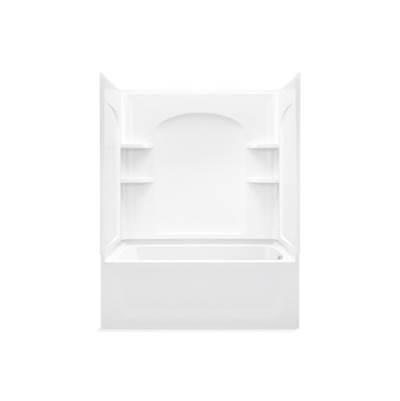 EnsembleE 60-1/4'' x 32'' bath/shower with right-hand above-floor drain by Sterling Plumbing