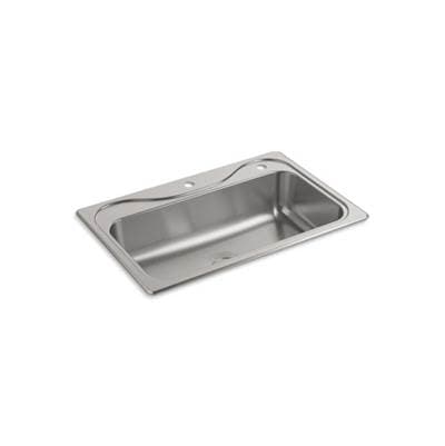 Sterling Plumbing Southhaven Top-mount Single-bowl Kitchen Sink, 33'' X 22'' X 8''