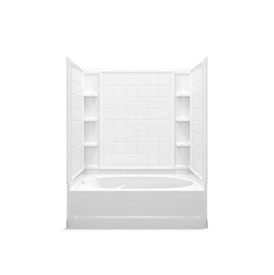 Sterling Plumbing Ensemble(tm) Series 7110, 60'' X 36'' Bath/shower 3-Pack - White by Sterling Plumbing