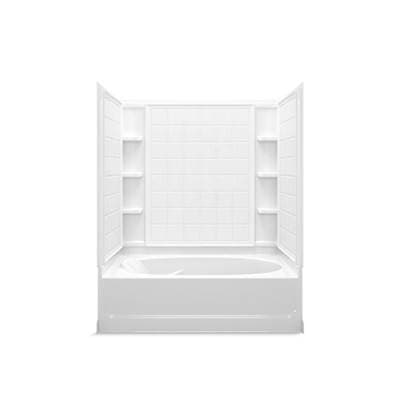 Sterling Plumbing Ensemblee 60-1/4'' X 36'' Bath/shower with Above-floor Drain and Aging in Place... by Sterling Plumbing