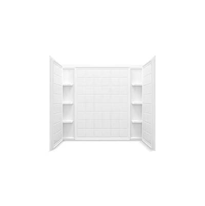 Sterling Plumbing Ensemblee 60'' X 37-1/2'' AFD Tile Bath/shower Wall Set - White by Sterling Plumbing